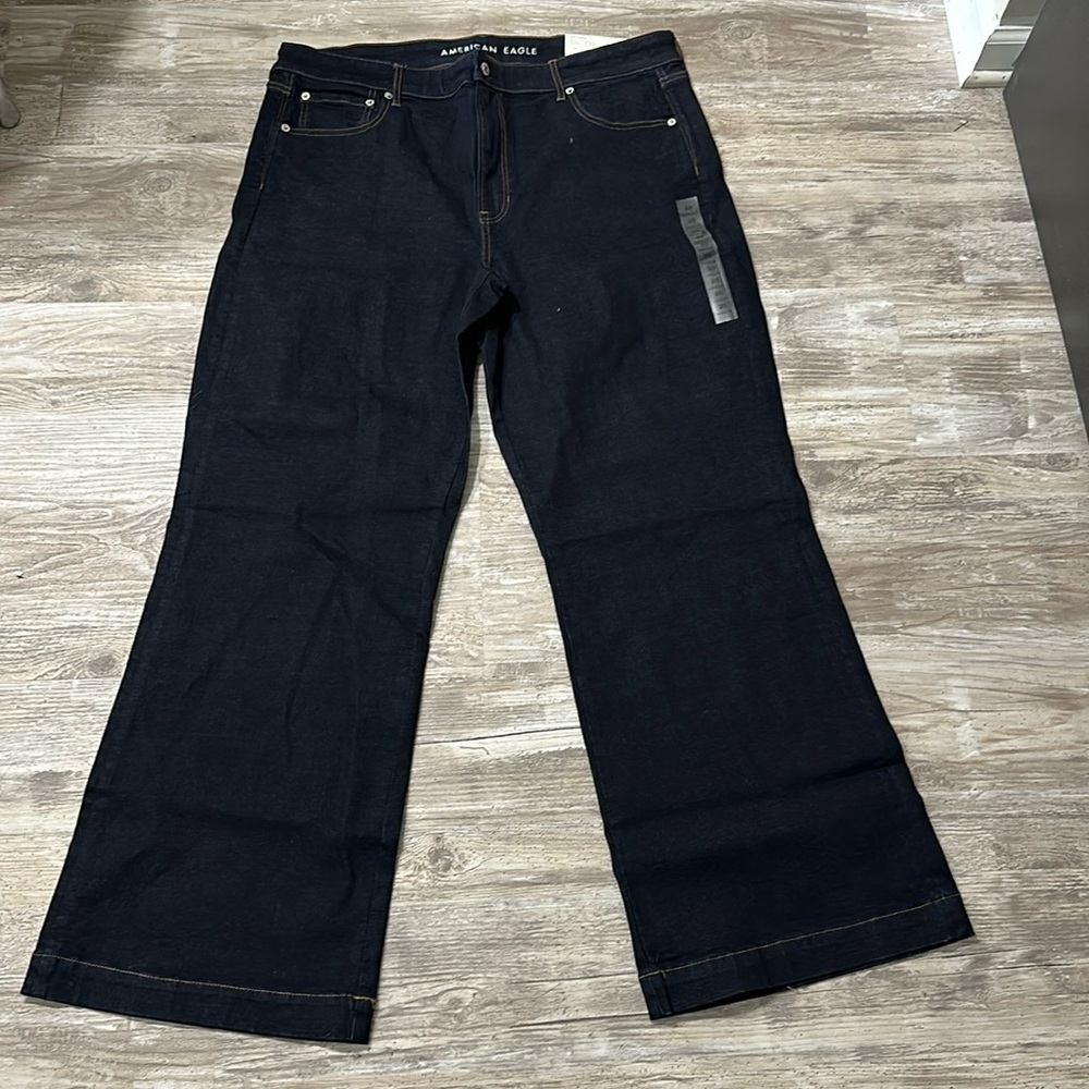 American Eagle jeans size 20 wide leg super stretch